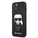 Karl Lagerfeld Hardcase Saffiano Ikonik Karl`s Patch KLHCP13SOKPK Back Cover, Apple, iPhone 13 mini, Karl Lagerfeld Hardcase Saffiano Ikonik Karl`s Patch KLHCP13SOKPK Back Cover, Apple, iPhone 13 mini,