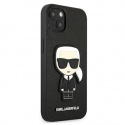 Karl Lagerfeld Hardcase Saffiano Ikonik Karl`s Patch KLHCP13SOKPK Back Cover, Apple, iPhone 13 mini, Karl Lagerfeld Hardcase Saffiano Ikonik Karl`s Patch KLHCP13SOKPK Back Cover, Apple, iPhone 13 mini,