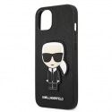 Karl Lagerfeld Hardcase Saffiano Ikonik Karl`s Patch KLHCP13SOKPK Back Cover, Apple, iPhone 13 mini, Karl Lagerfeld Hardcase Saffiano Ikonik Karl`s Patch KLHCP13SOKPK Back Cover, Apple, iPhone 13 mini,