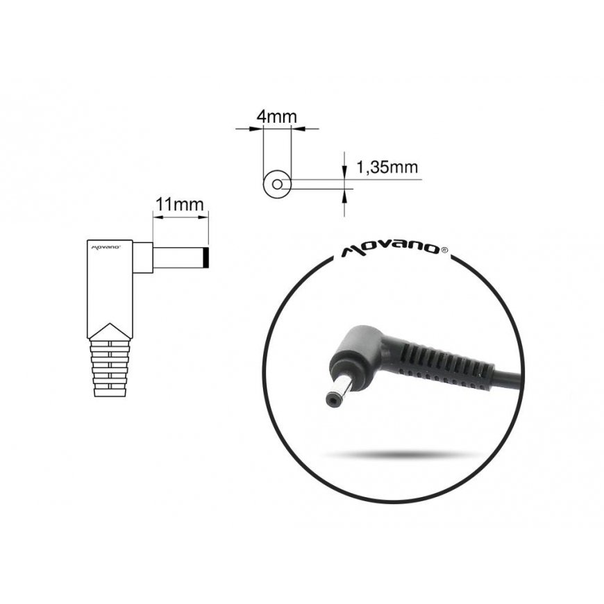 Mitsu Įkroviklis / maitinimo adapteris 19v 3.42a (4.0x1.35) – Asus 65W – 2