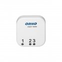 Disposable transmitter for connecting to any switch, for remote control of socket relays and sockets, with radio transmitter, OR Disposable transmitter for connecting to any switch, for remote control of socket relays and sockets, with radio transmitter, OR