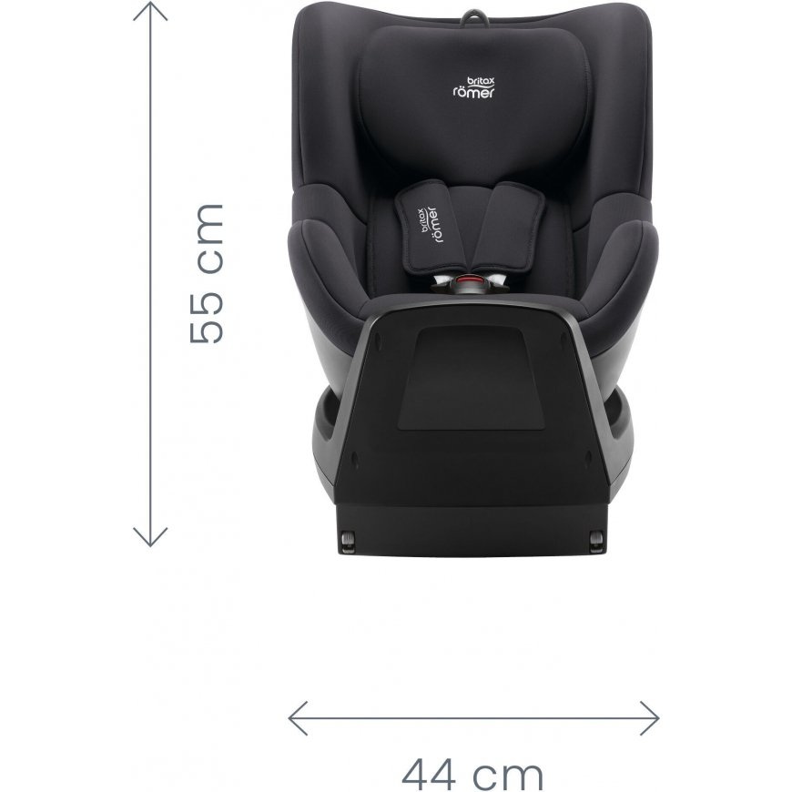 Britax Romer Dualfix M PLIUS sukamasis automobilio krėslas ~ 0 –18 kg ¦ Midnight Pilkas – 7