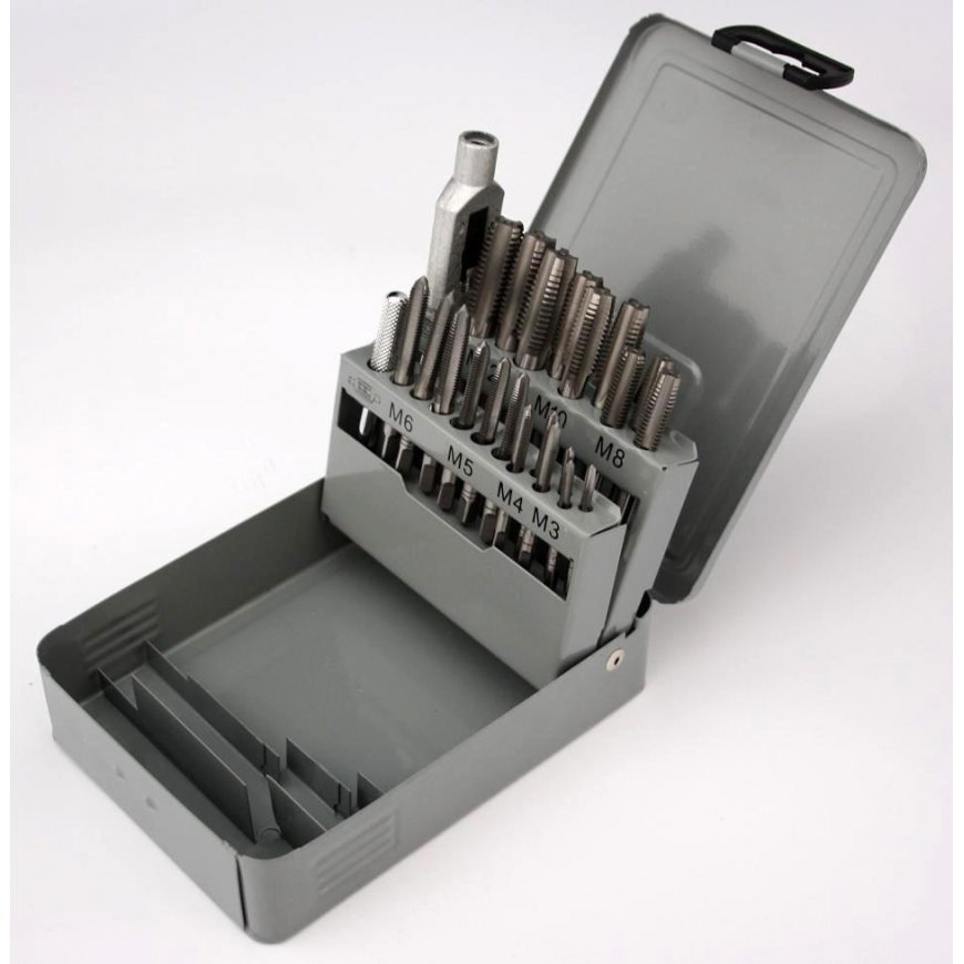 Drilled Richmann Tap set M3-M12, 22 pcs. – 2