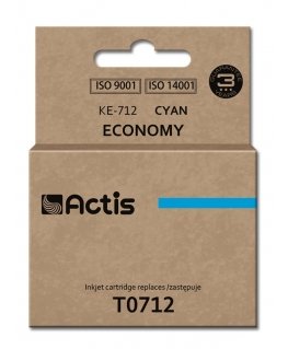 Actis KE-712 mustekasetti 1 kpl Yhteensopiva Perusvärintuotto Syaani
