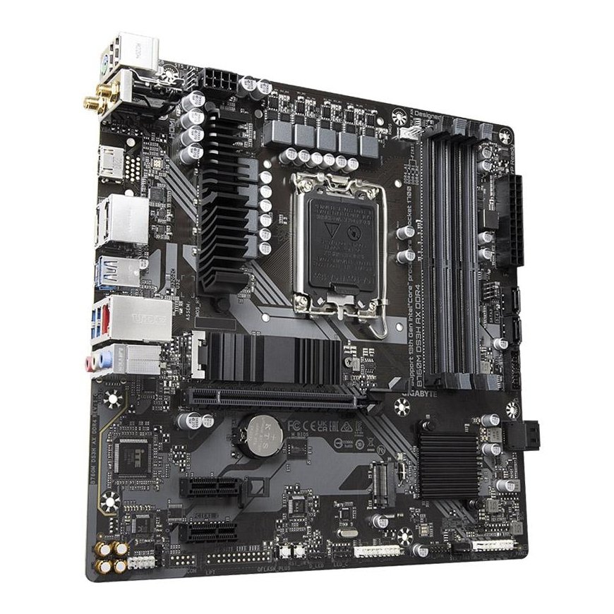 Mainboard GIGABYTE Intel B760 Express LGA1700 Micro-ATX Memory DDR4 Memory slots 4 2xPCI-Express 3.0 – 3