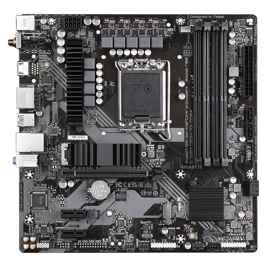Laptop Motherboard|GIGABYTE|Intel B760 Express|LGA1700|Micro-ATX|Memory DDR4|Memory slots 4|2xPCI-Ex – 6