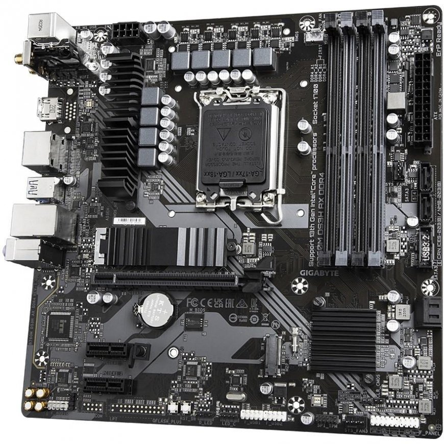 Laptop Motherboard|GIGABYTE|Intel B760 Express|LGA1700|Micro-ATX|Memory DDR4|Memory slots 4|2xPCI-Ex – 7