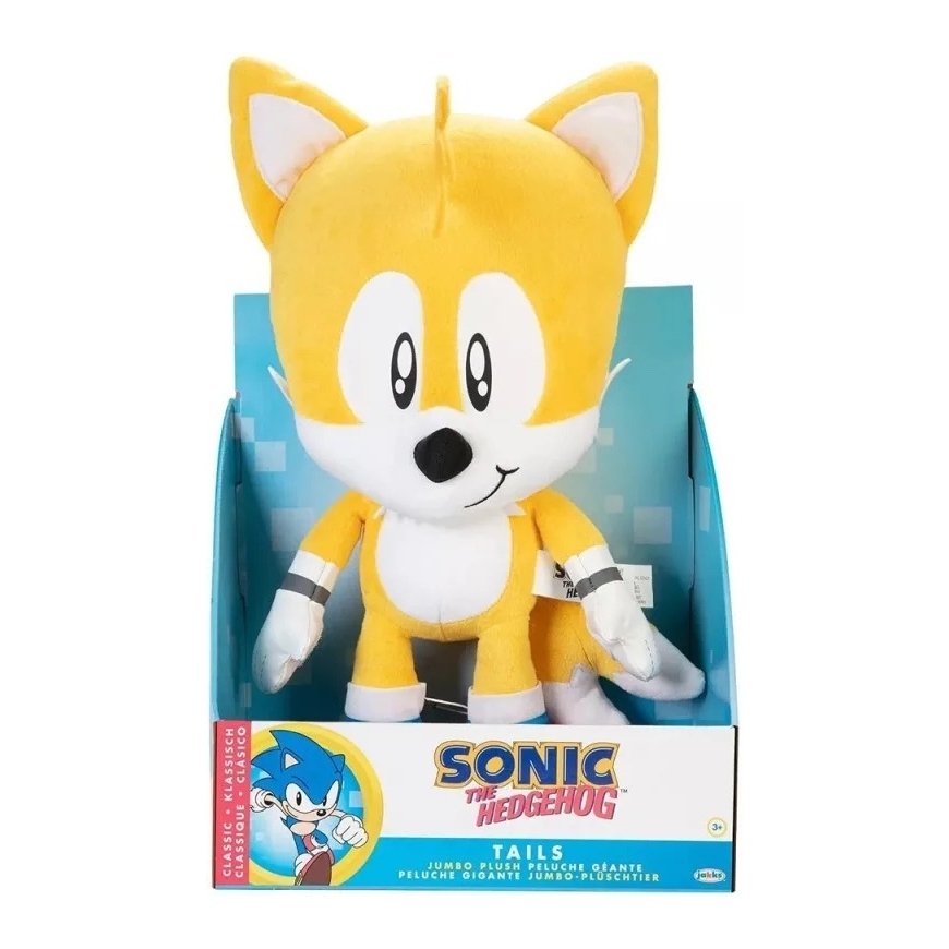 Sega Sonic Jumbo Tails -pehmolelu, 50 cm – 2