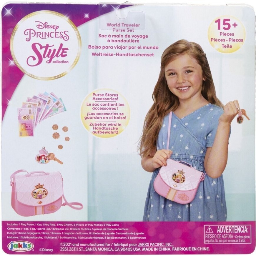 Disney Princess Travel Purse -käsilaukku, pinkki – 7