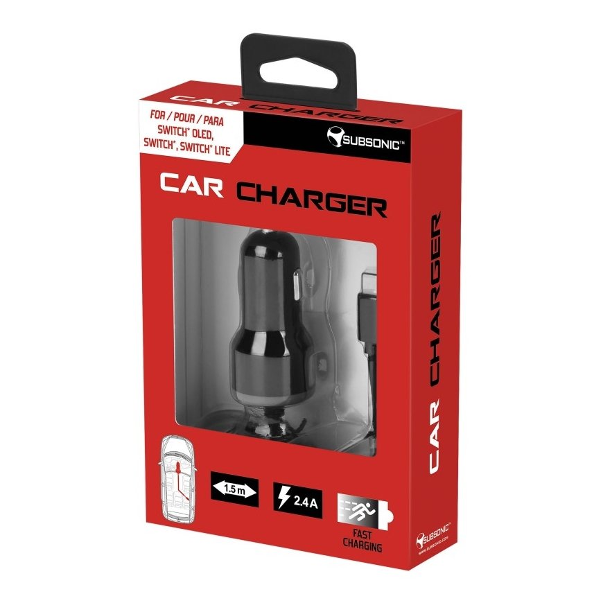 Subsonic Car Charger for Switch – 4