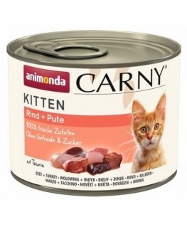 ANIMONDA Carny Kitten Beef Turkey - wet cat food - 200g