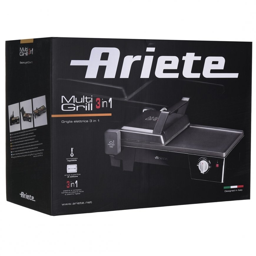 ARIETE 1916 Multi Grill 3in1 electric grill 2400 W Black – 13