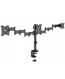 MACLEAN MC-691 Maclean MC-691 Triple Desk Mount Monitor Arm 360 Adjustable Bracket 13-27 Inch