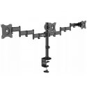 MACLEAN MC-691 Maclean MC-691 Triple Desk Mount Monitor Arm 360 Adjustable Bracket 13-27 Inch
