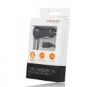 Forever M-01 Car charger whit micro USB cable and LED indicator / 1,5m Black Forever M-01 Car charger whit micro USB cable and LED indicator / 1,5m Black