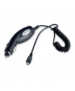 ATX Platinum Premium Auto Lādētājs 12 / 24V / 1A + Micro USB kabelis Melns (Red Blister)