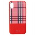 Devia Lattice Aizmugurējais Silikona Apvalks priekš Apple iPhone X / XS Sarkans Devia Lattice Aizmugurējais Silikona Apvalks priekš Apple iPhone X / XS Sarkans
