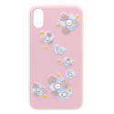 Devia Flower Embroidery Lanya Силиконовый Чехол для Apple iPhone X / XS Розовый Devia Flower Embroidery Lanya Силиконовый Чехол для Apple iPhone X / XS Розовый