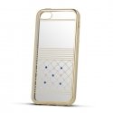 Beeyo Luxury Silicone Back Case For Samsung G930 Galaxy S7 Transparent - Gold