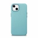 icarer litchi premium leather case iPhone 14 Plus Magnetic leather case with MagSafe Green (WMI14220711-GN)