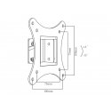 Wall bracket for the BLOW 76-852 monitor (wall, Tilt 10 "- 25" max. 20kg) Wall bracket for the BLOW 76-852 monitor (wall, Tilt 10 "- 25" max. 20kg)