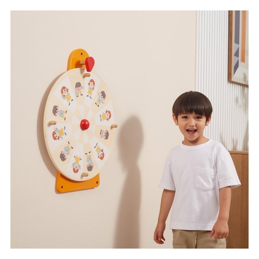 Viga Toys VIGA Sienų lentelės ratas Rodyti Emocijas ir Išrašyti veidus – 2