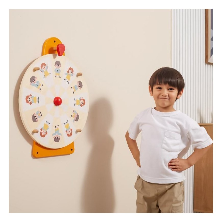 Viga Toys VIGA Wall Table Circle Show Emotions and Draw Faces – 3