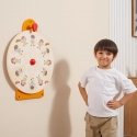 Viga Toys VIGA Sienų lentelės ratas Rodyti Emocijas ir Išrašyti veidus