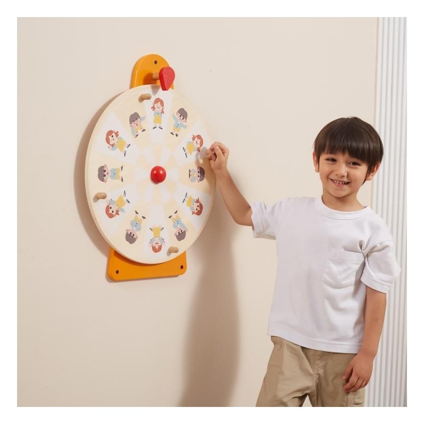 Viga Toys VIGA Wall Table Circle Show Emotions and Draw Faces – 4