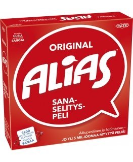 Tactic board game Alias in Finnish