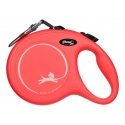 Flexi New Classic lentes pavadas, L, 5 m, sarkans Flexi New Classic lentes pavadas, L, 5 m, sarkans