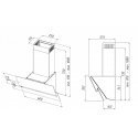 Korstnakapp AKPO WK-4 Balance 60 (408 m3 / h 600mm must) Korstnakapp AKPO WK-4 Balance 60 (408 m3 / h 600mm must)