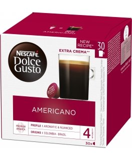 Dolce Gusto Americano kafijas kapsula, 30 gab. 300 g