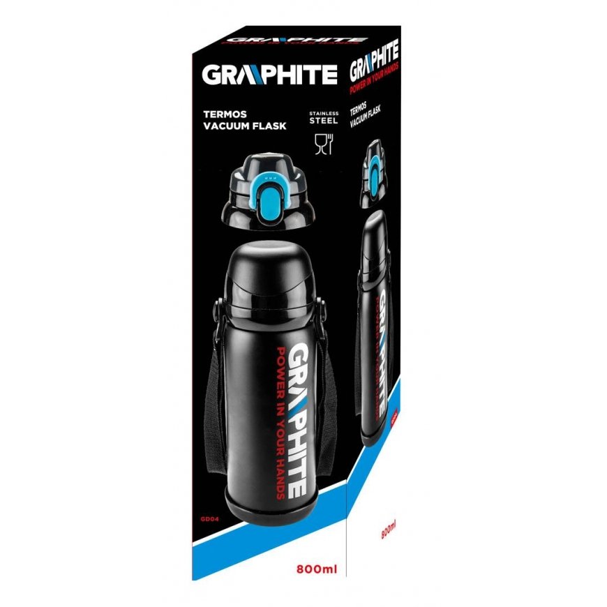 Graphite Graphite travel thermos GD04 0.8 l Black – 9