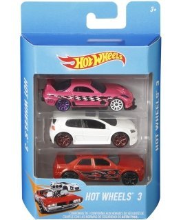 Hot Wheels -pikkuautot, 3 kpl