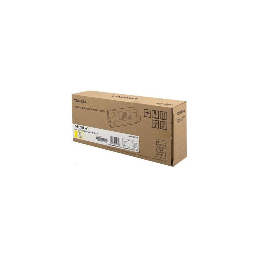 Toshiba T-FC34EY (6A000001525), yellow cartridge
