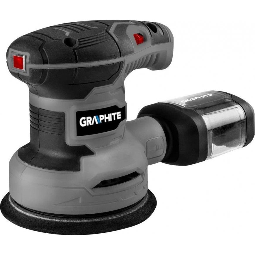 GRAPHITE Mimcentrinis šlifavimo 300W, 125 mm pėda – 11
