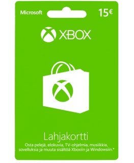 Microsoft Xbox / Windows lahjakortti 15 euroa, aktivointikortti