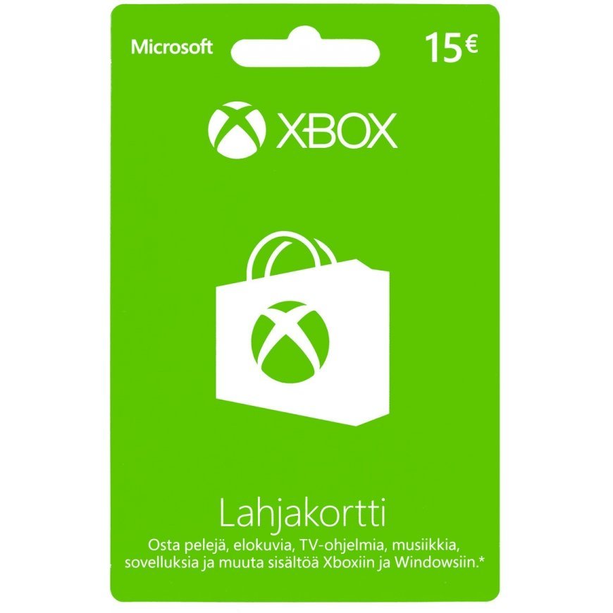 Microsoft Xbox / Windows dāvanu karte
