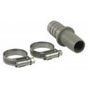 Nedis poistoletkun jatkokappale 19 x 19 mm + 2x letkunpuristin Nedis poistoletkun jatkokappale 19 x 19 mm + 2x letkunpuristin