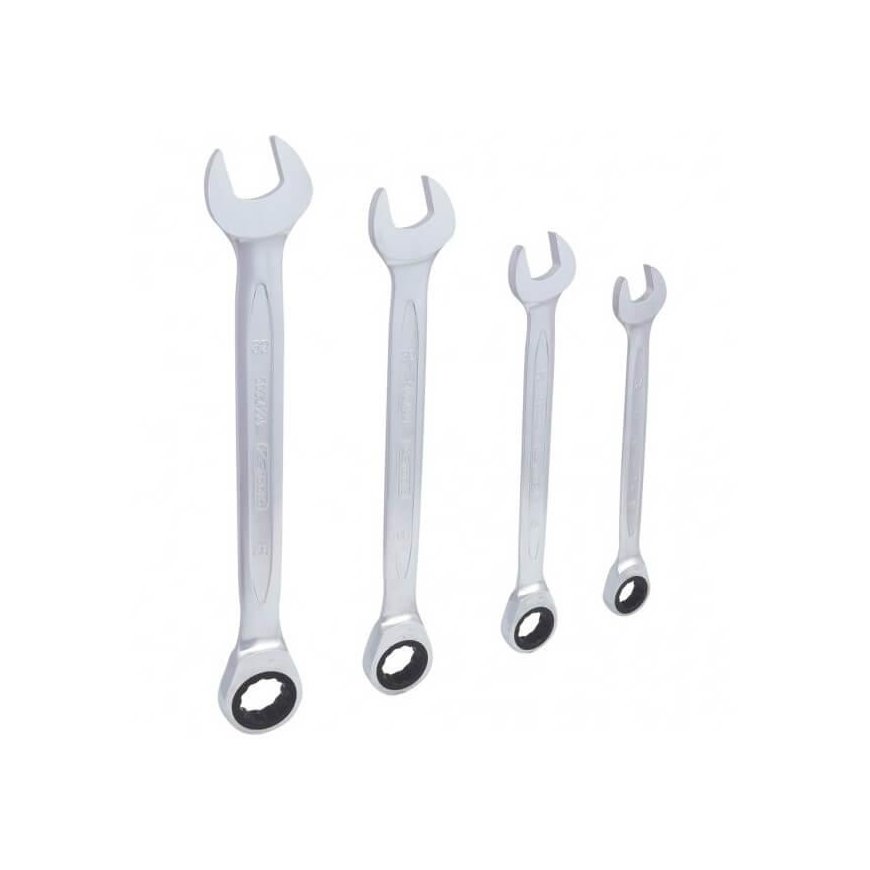 4-piece combination ratchet wrench set KS TOOLS GEARplus 24-32mm
