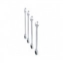 4-piece combination ratchet wrench set KS TOOLS GEARplus 24-32mm
