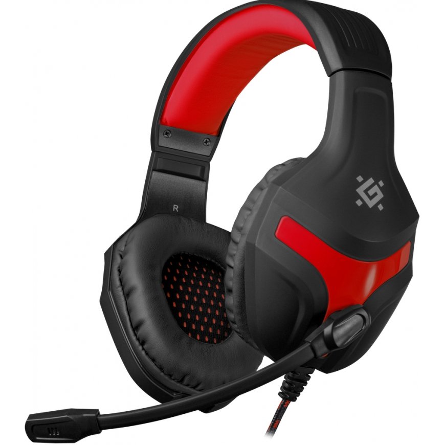 Defender Scrapper 500 Headset Wired Head-band Gaming Black, Red