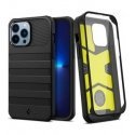 Guess GUHCP13LKPSBK iPhone 13 Pro / 13 6.1" permatomas hard dėklas Juodas Pearl