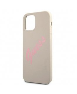 Guess GUHCP12LLSVSGP iPhone 12 Pro Max 6.7quot gray pink/gray pink hardcase Silicone Vintage