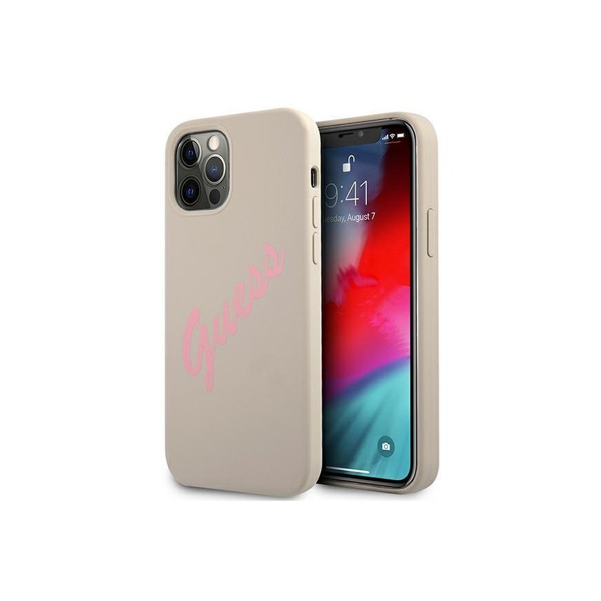 Guess GUHCP12LLSVSGP iPhone 12 Pro Max 6.7quot gray pink/gray pink hardcase Silicone Vintage – 4