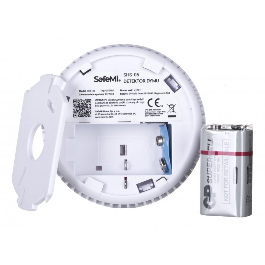 SafeMi dūmų detektorius SafeMi SHS-05 KIDDE – 6