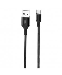 Cable USB to USB-C XO NB143, 1m (black)