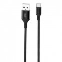 Cable USB to USB-C XO NB143, 1m (black)