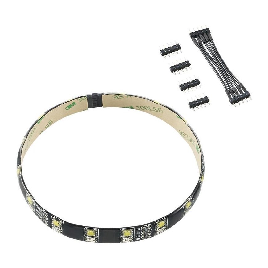 Cablemod Kabelio modo WideBeam hibridinė LED juosta 30 cm – RGB/W (CM-LED-30-D30RGBW-R) – 2